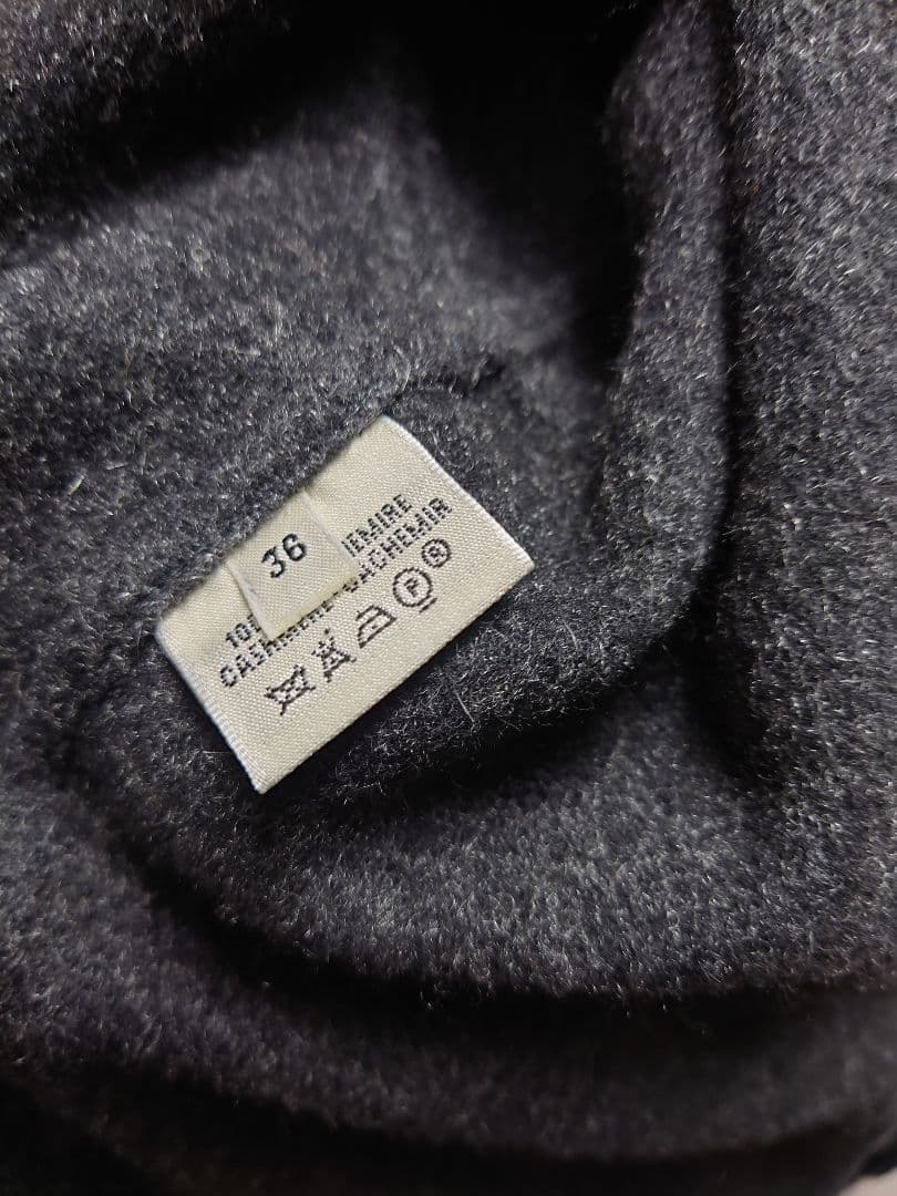 HERMES エルメス マルジェラ ストール付きコート