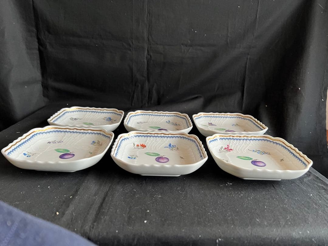 リチャードジノリ　イタリアンフルーツ　ディッシュスクエア（Ｍ）