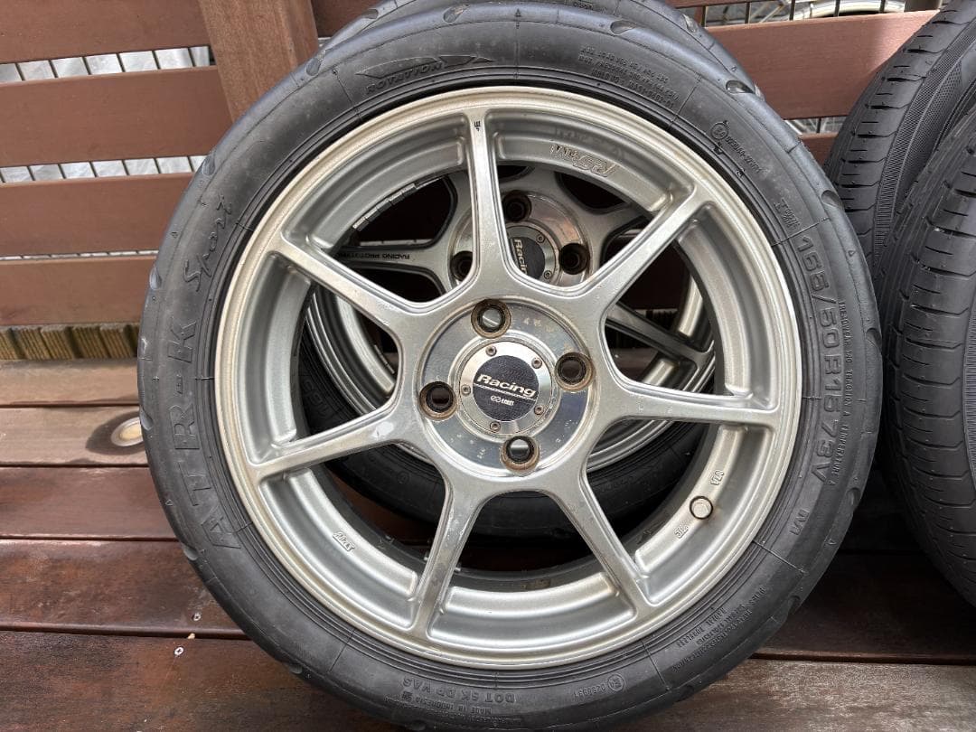 マルさん専用　ENKEI RS+M 15インチホイール ４本　5J +45