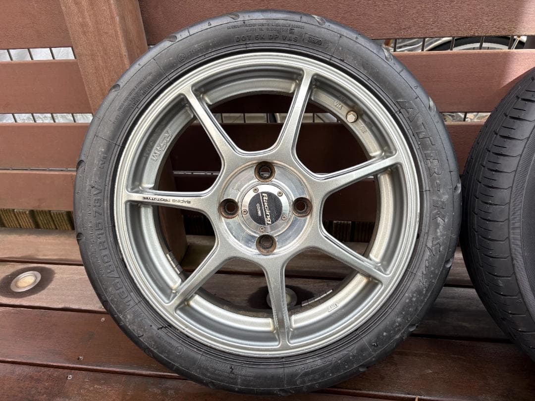 マルさん専用　ENKEI RS+M 15インチホイール ４本　5J +45