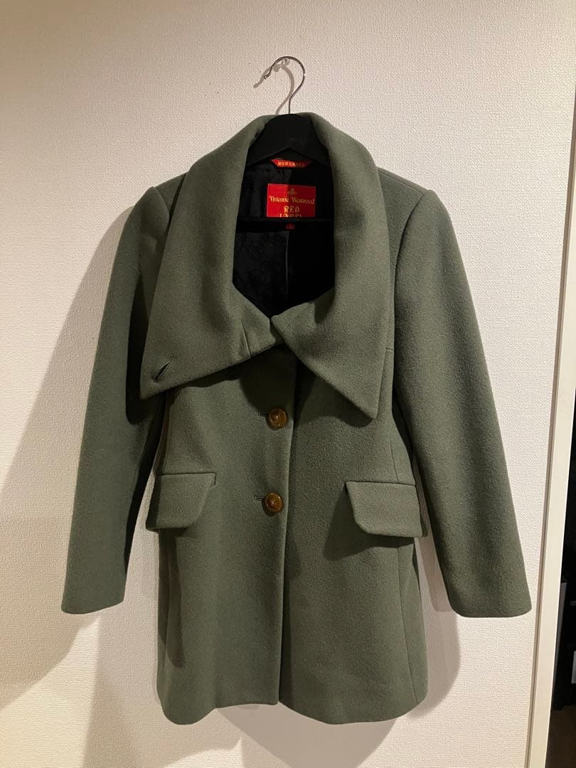 Vivienne Westwood オリーブグリーン ウールコート