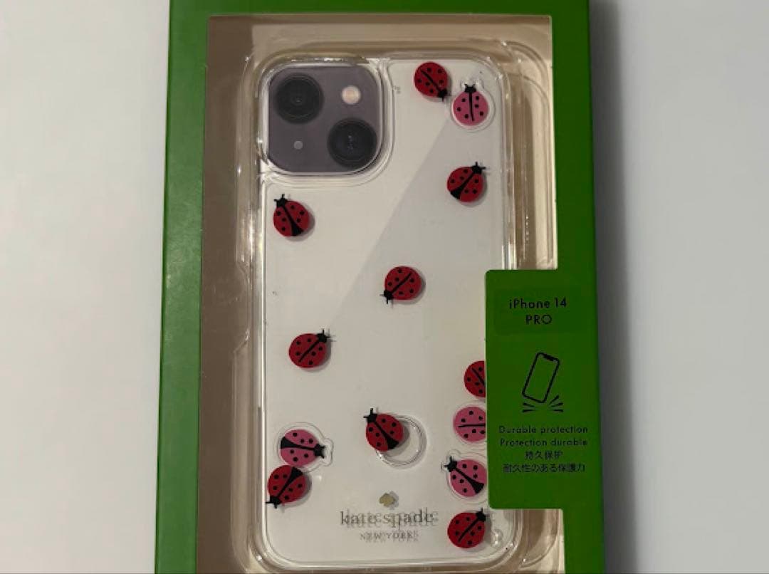 ☆正規品☆ kate spade iPhone14 Pro対応ケース クリア