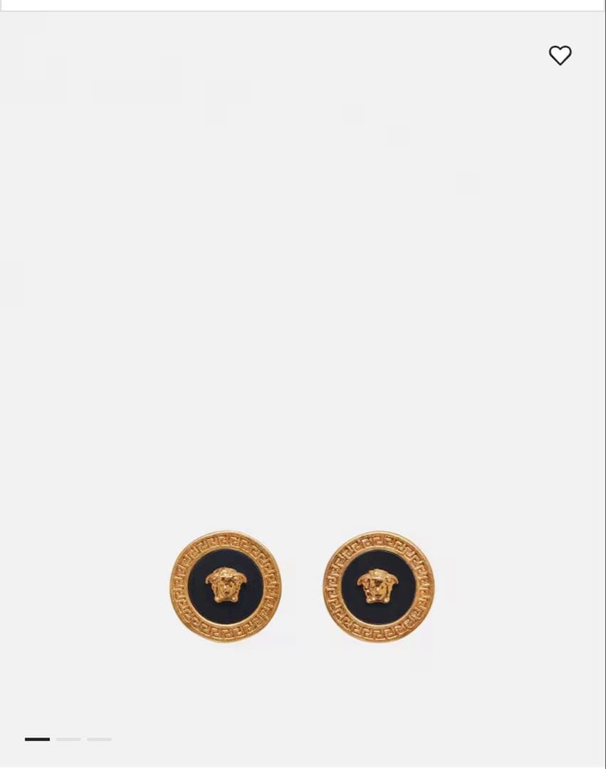 VERSACE ゴールド メドゥーサイヤリング