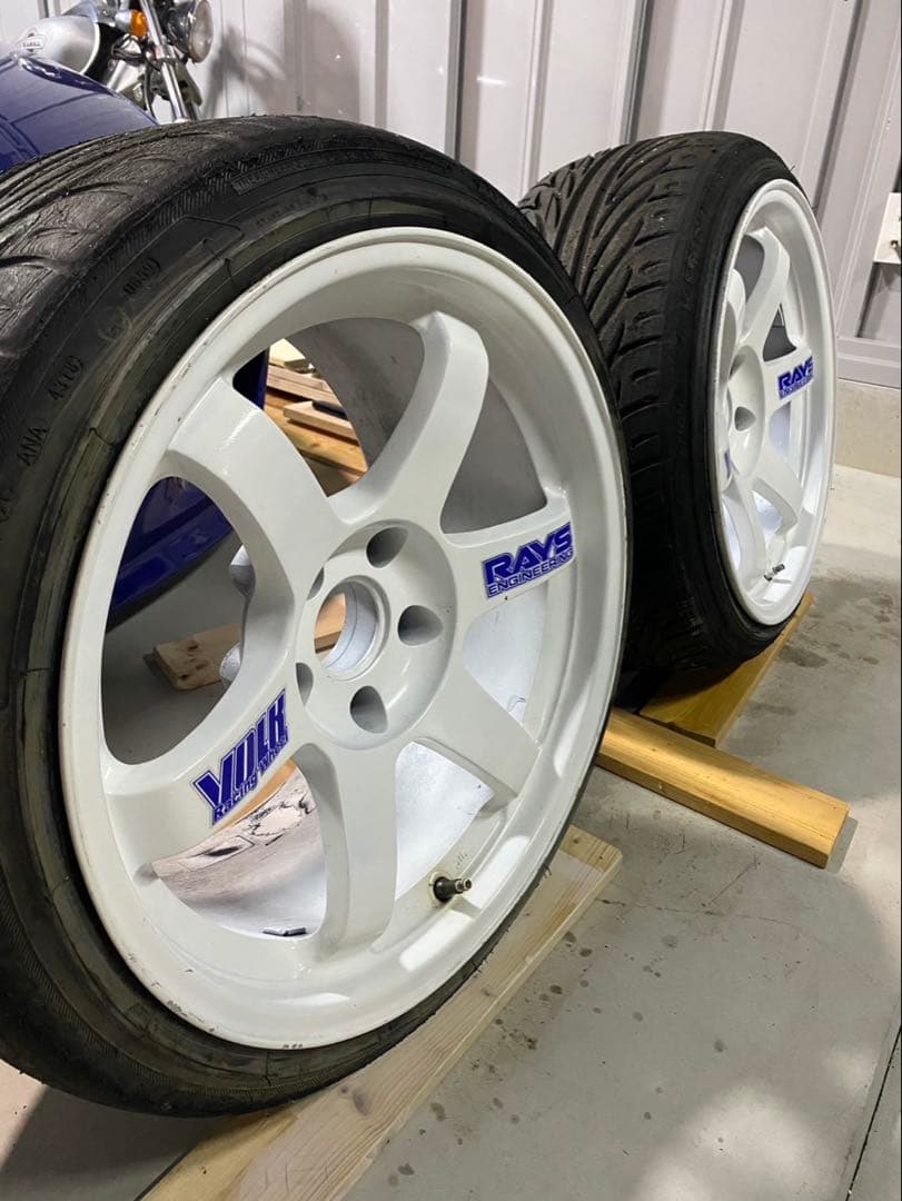 RAYS VOLKRACING TE37 9.5j+12 17インチ 2本