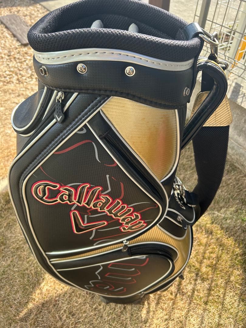 Callaway ゴルフキャディバッグ 黒/金　美品