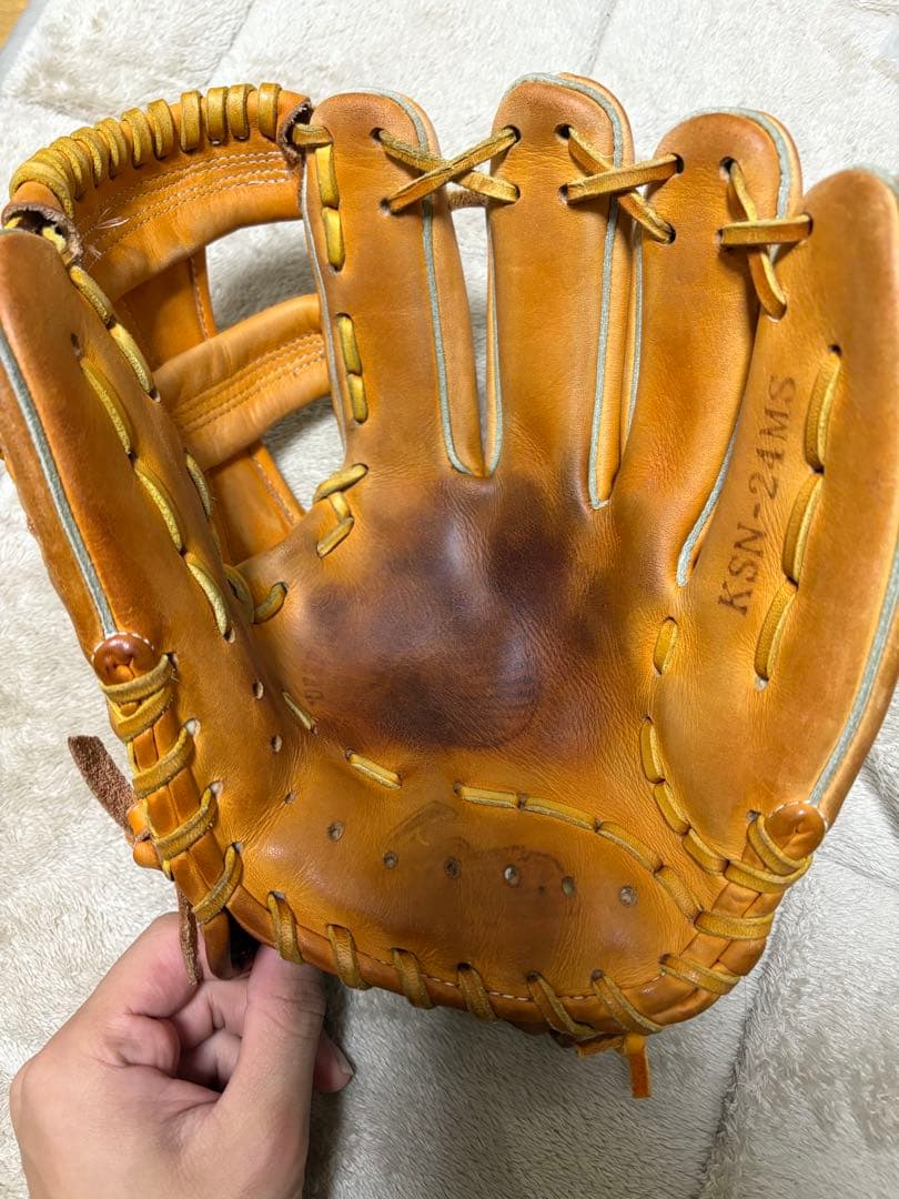 久保田スラッガー 24ms 軟式野球グローブ ksオレンジ(値下げ交渉可)