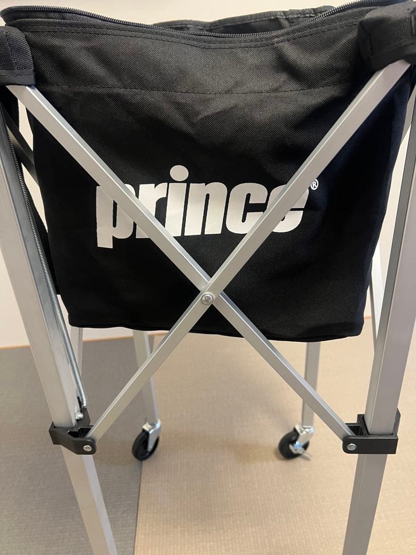 テニスボールバスケット　プリンス　キャスター付き