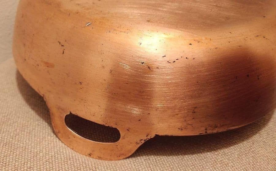 純銅製 業務用 天ぷら鍋 30cm 2mm厚 送料込み