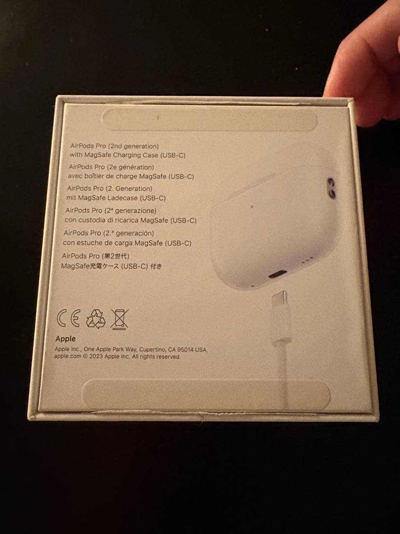 AirPods Pro エアポッツプロ 純正 良品 第2世代 タイプc 箱あり