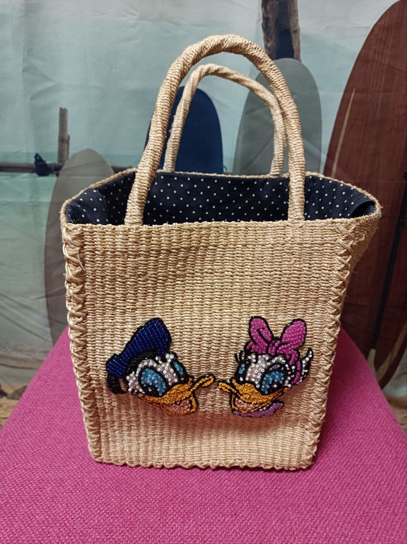 BEAMSBOY Disney ミッキーミニー ドナルドディジーかごバッグ