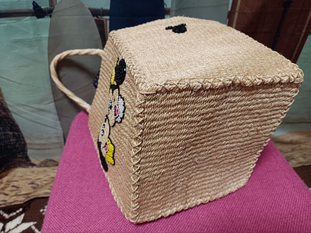 BEAMSBOY Disney ミッキーミニー ドナルドディジーかごバッグ