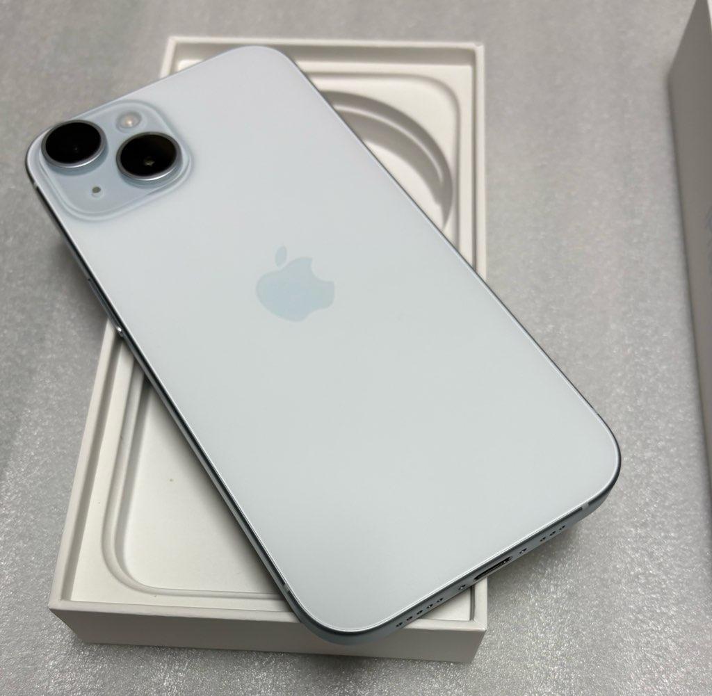 【最大容量92%】iPhone15 128GB SIMフリー ブルー