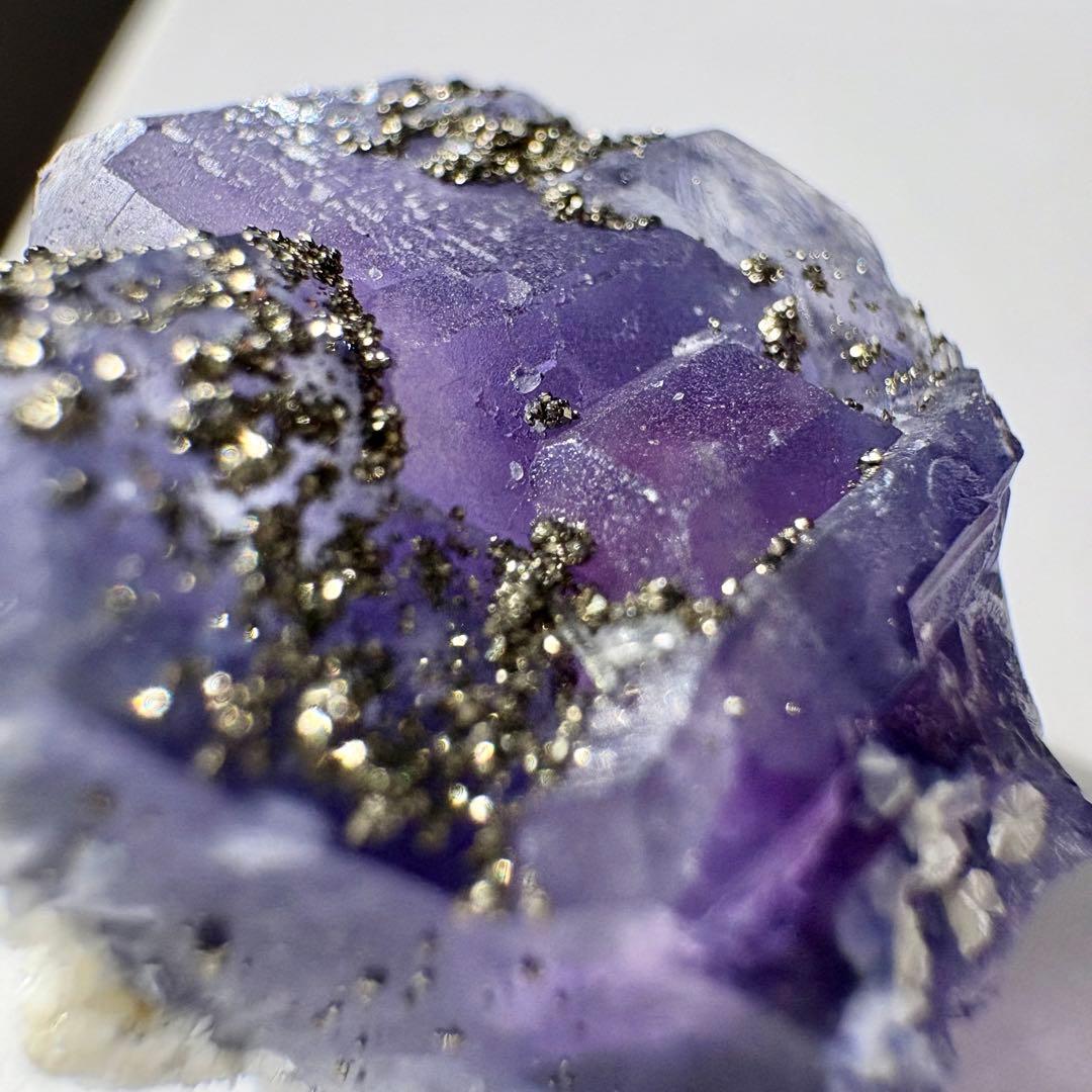 515 中国 内モンゴル産 レアタイプ フローライト&パイライト