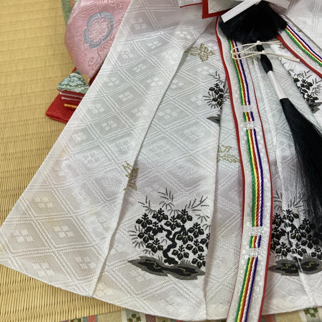 D4 三五親王のみ　可愛い色合いの衣裳　ピンク衣裳　ひな人形　雛飾り