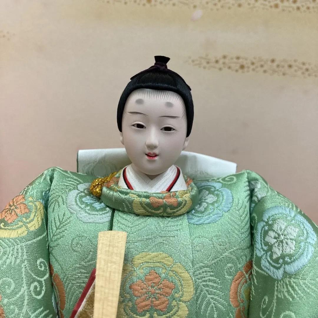 D4 三五親王のみ　可愛い色合いの衣裳　ピンク衣裳　ひな人形　雛飾り