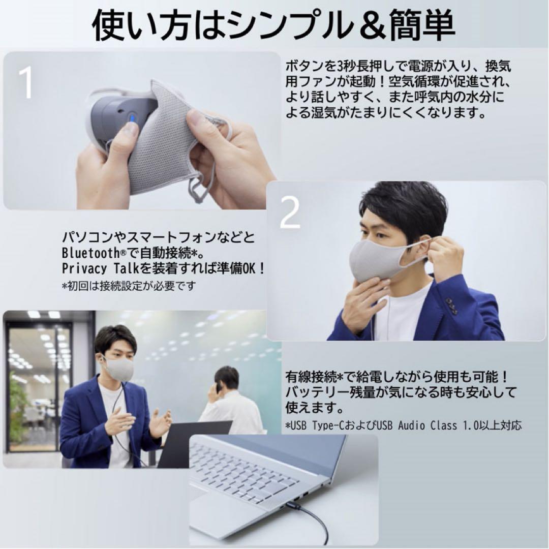 【新品未開封】Canon Privacy Talk 減音マスク