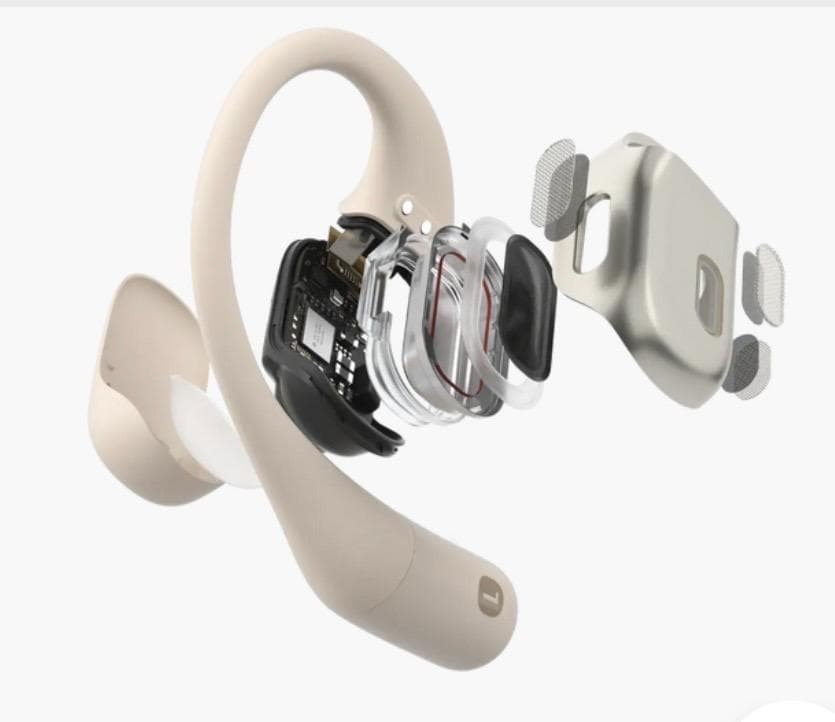 新品未開封SHOKZOpenFit ベージュオープンイヤー完全ワイヤレス2年保証