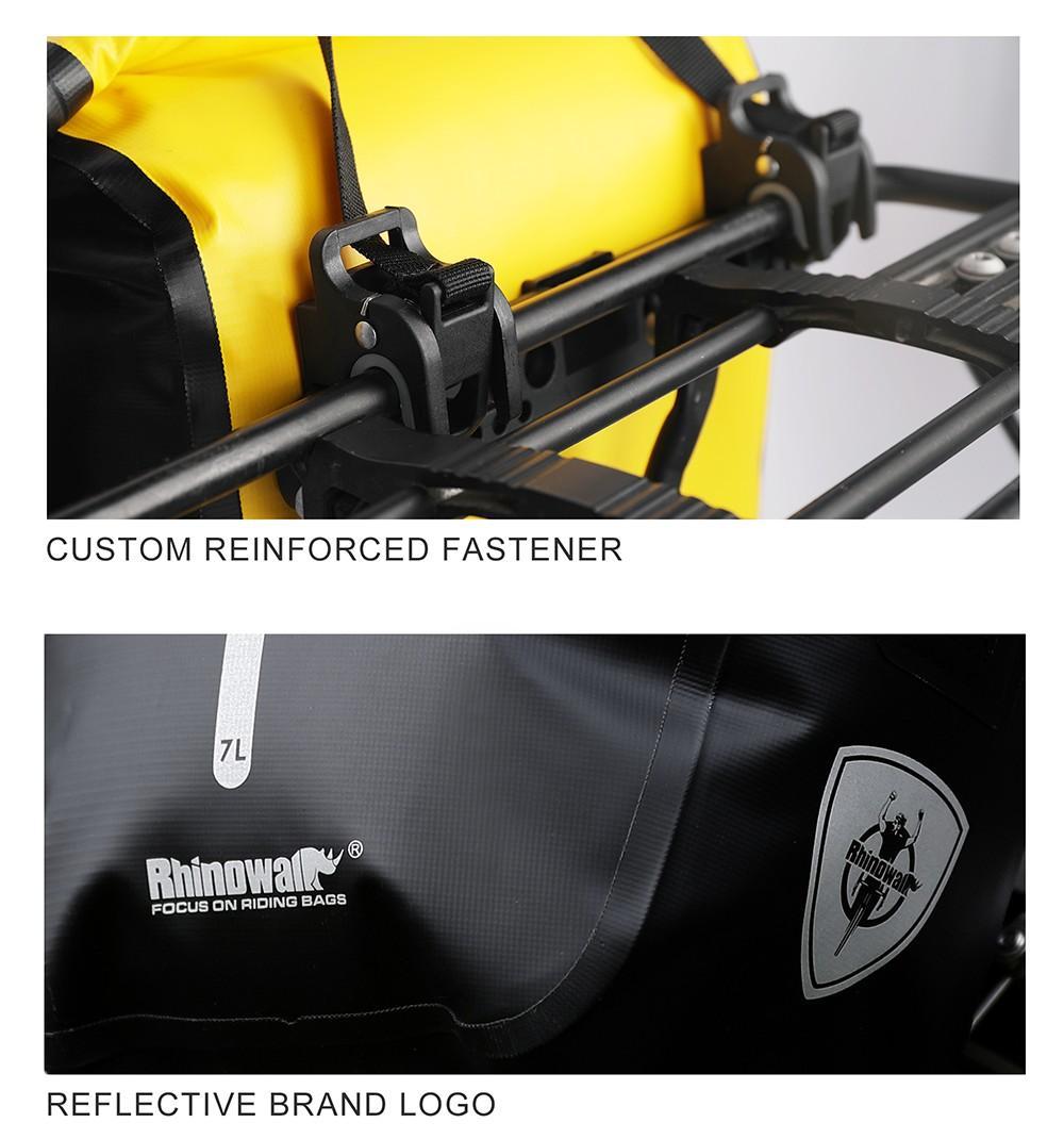 RhinoWeld 自転車 前輪/後輪両用 サイドバッグ２個セット 防水