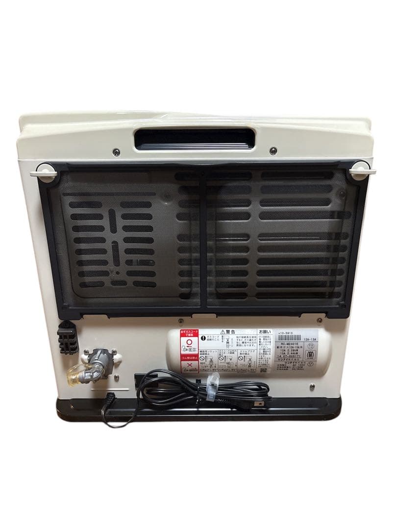 リンナイ RC-M2401E ガスファンヒーター 都市ガス用 カラー　レッド