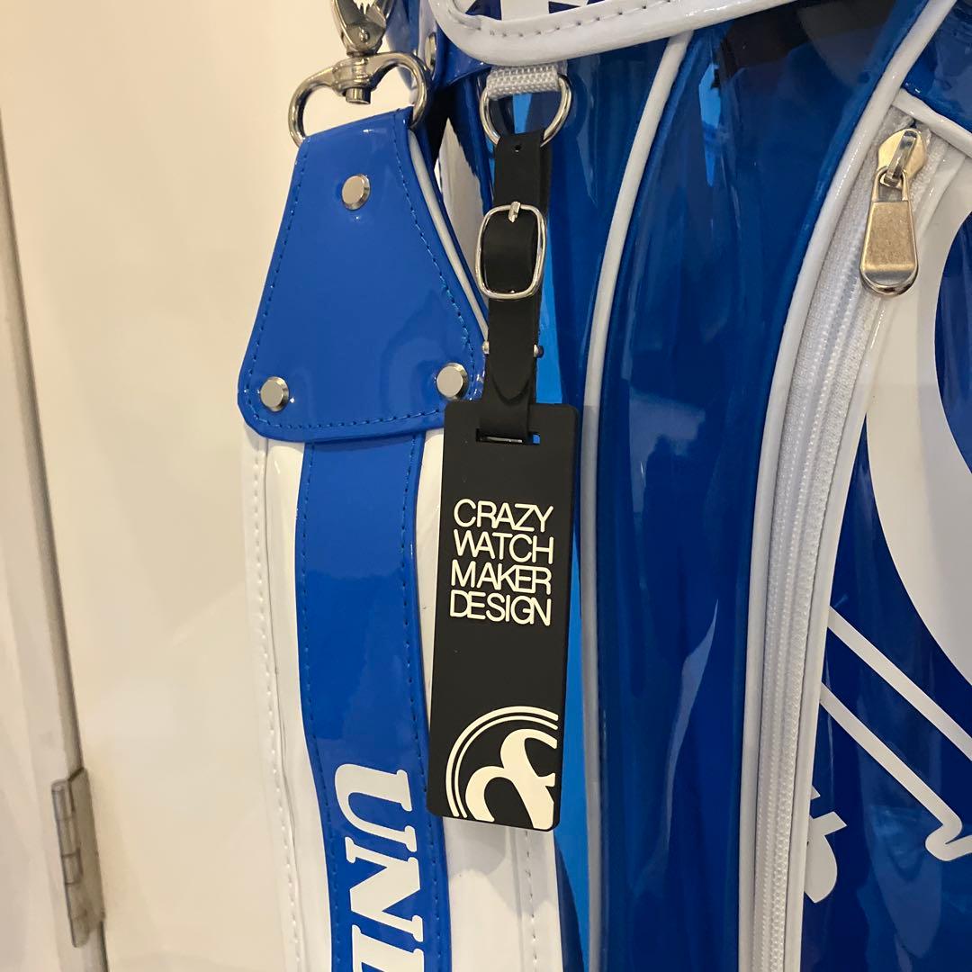 UNDEFEATED キャディバッグ 青