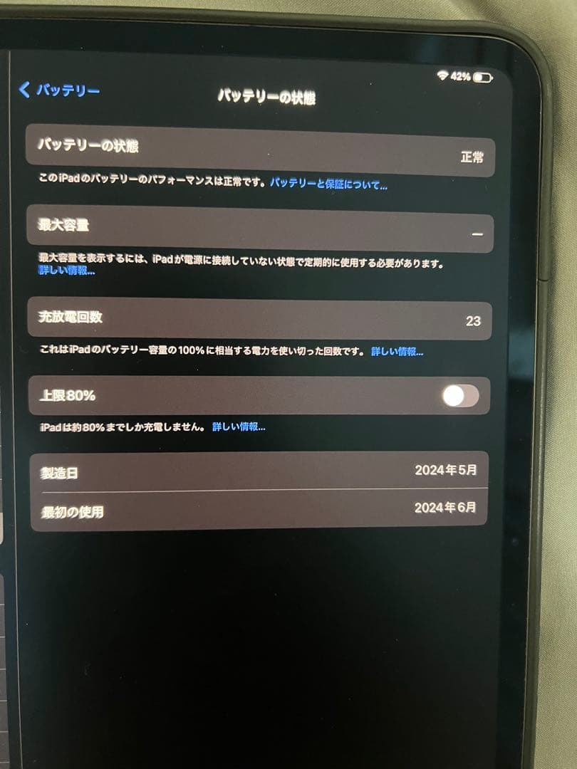 【最終価格】iPad Pro M4 13 1TB Cellular Nano-t