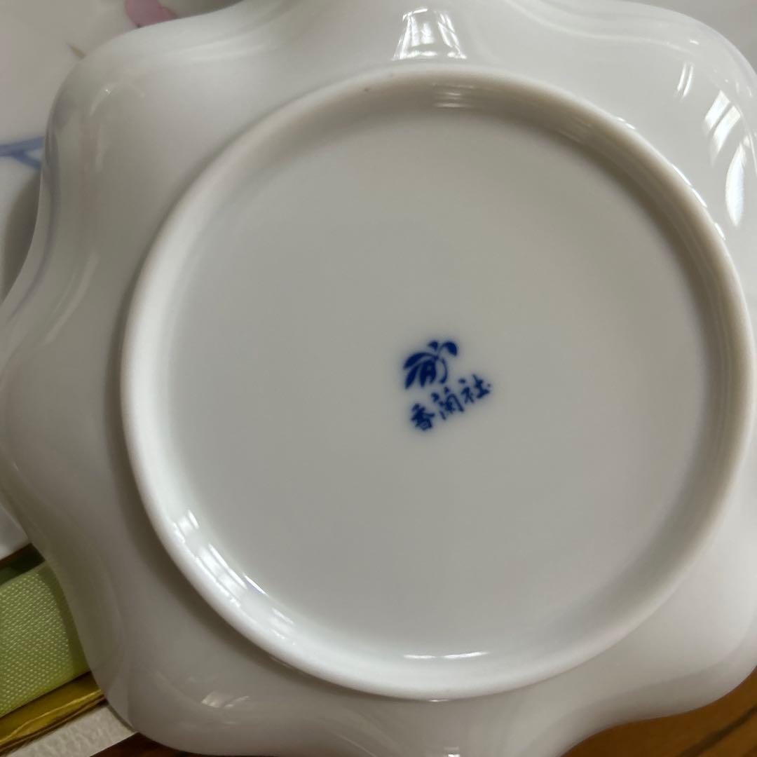 香蘭社　イングリッシュローズ　パーティー皿