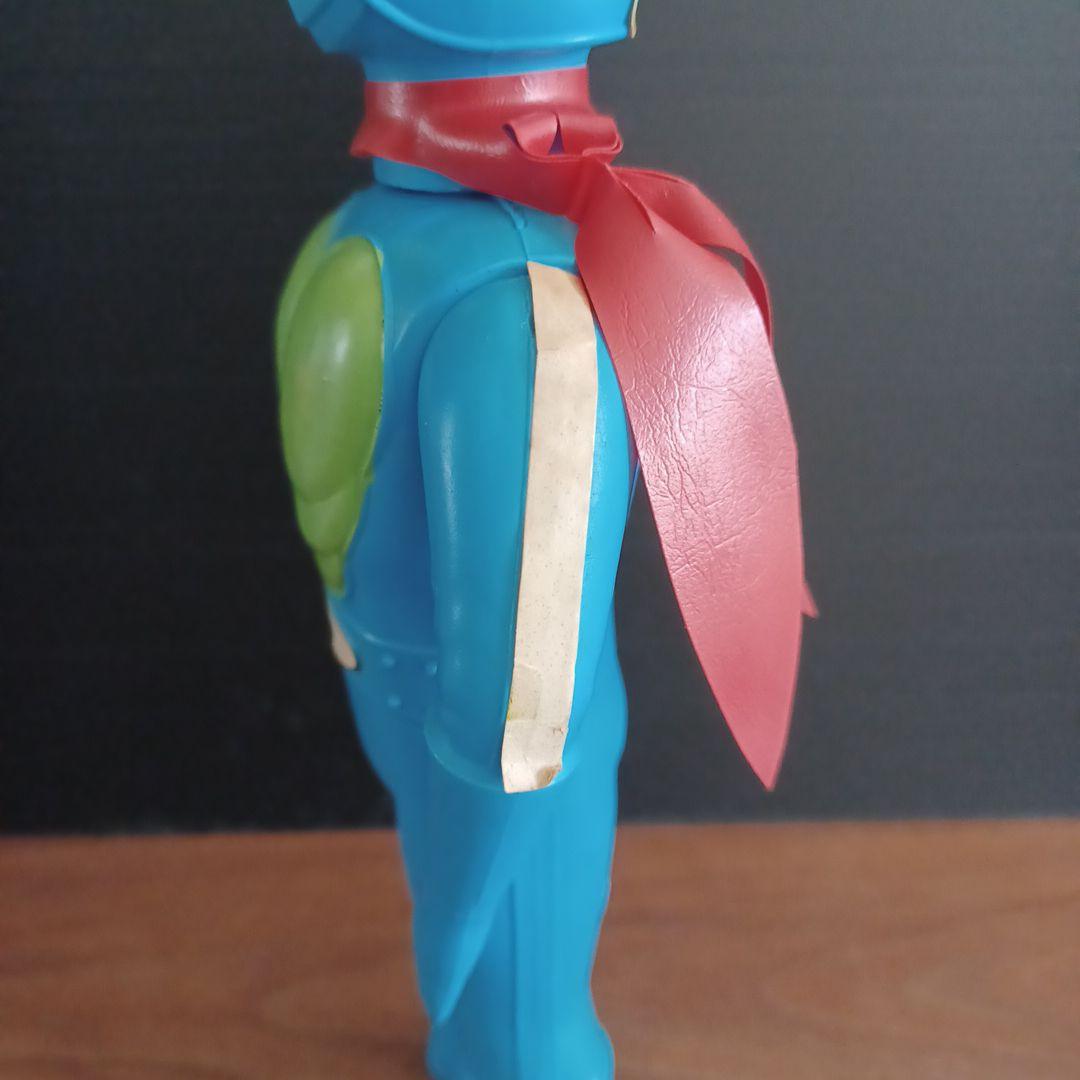 当時物サンスター製「おもちゃシャンプー仮面ライダー」希少ソフビ容器フィギア