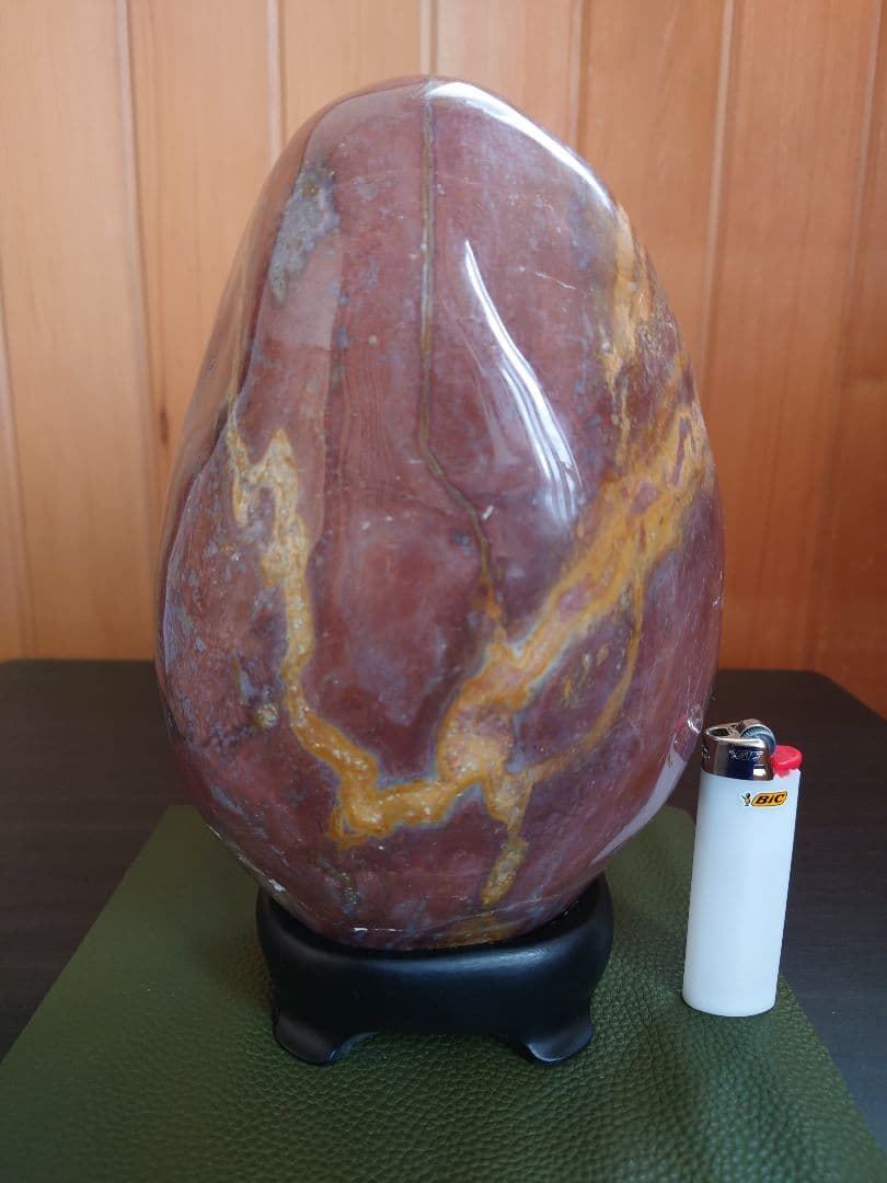 津軽　錦石 鑑賞石　青森県津軽西海岸　自然石　盆石　水石　赤石