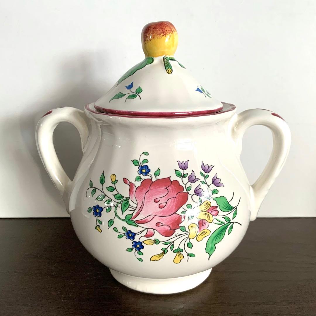 リュネヴィル　Lunéville ポット　シュガーポット　クリーマーのセット