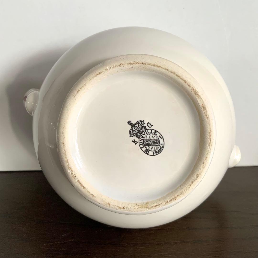 リュネヴィル　Lunéville ポット　シュガーポット　クリーマーのセット