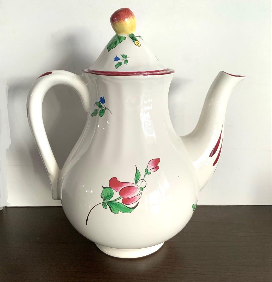 リュネヴィル　Lunéville ポット　シュガーポット　クリーマーのセット