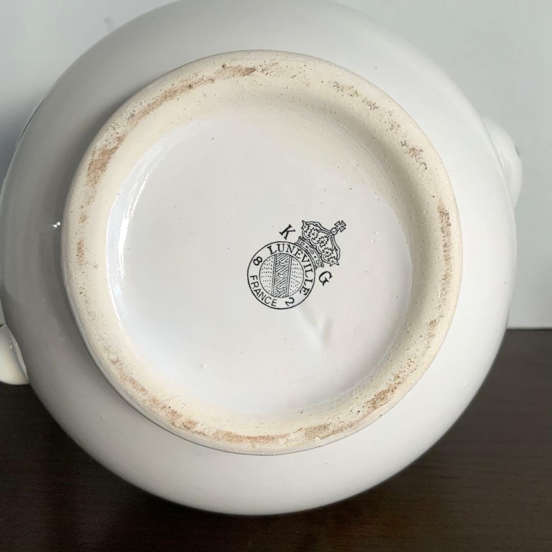 リュネヴィル　Lunéville ポット　シュガーポット　クリーマーのセット