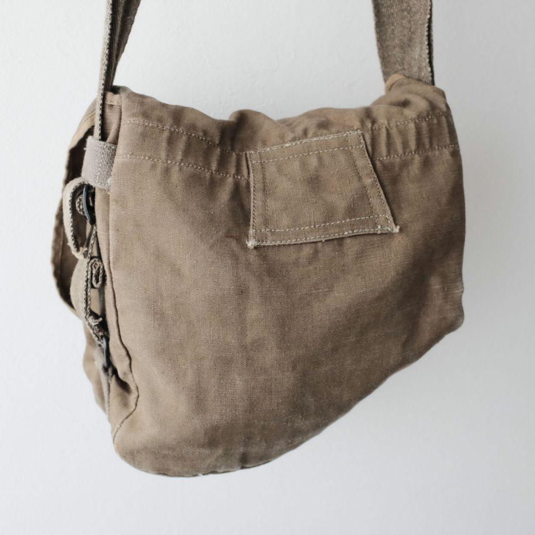 フランス軍 リネンショルダーバッグ