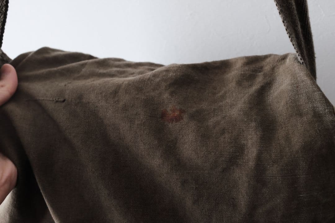 フランス軍 リネンショルダーバッグ