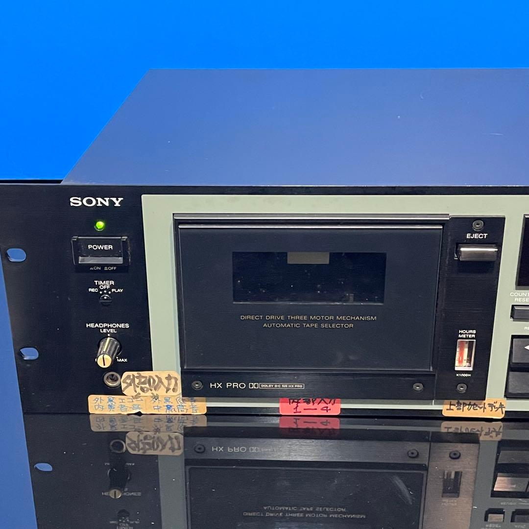 SONY ソニー MU-D100 HX PRO カセットデッキ 動作確認済現状品