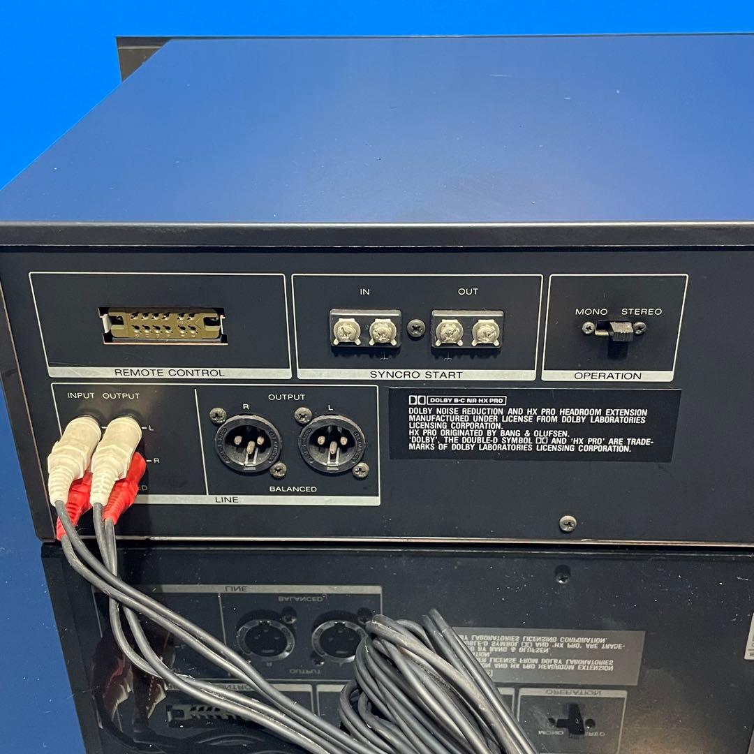 SONY ソニー MU-D100 HX PRO カセットデッキ 動作確認済現状品