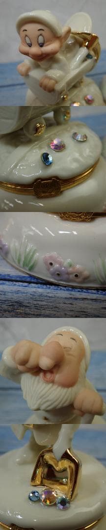 RU-6391 LENOX ディズニー白雪姫＆七人の小人 小物入れ8点セット