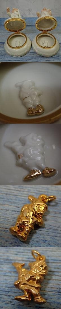 RU-6391 LENOX ディズニー白雪姫＆七人の小人 小物入れ8点セット