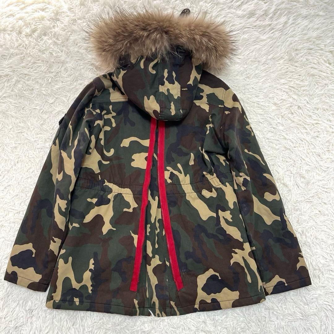 専用✨D&Gドルチェアンドガッバーナ迷彩カモフラ柄モッズコートXS相当イタリア製