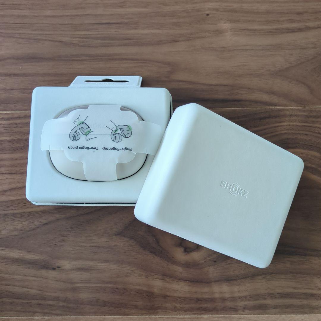 Shokz opendots one★イヤーカフ型オープンイヤーイヤホン★グレー