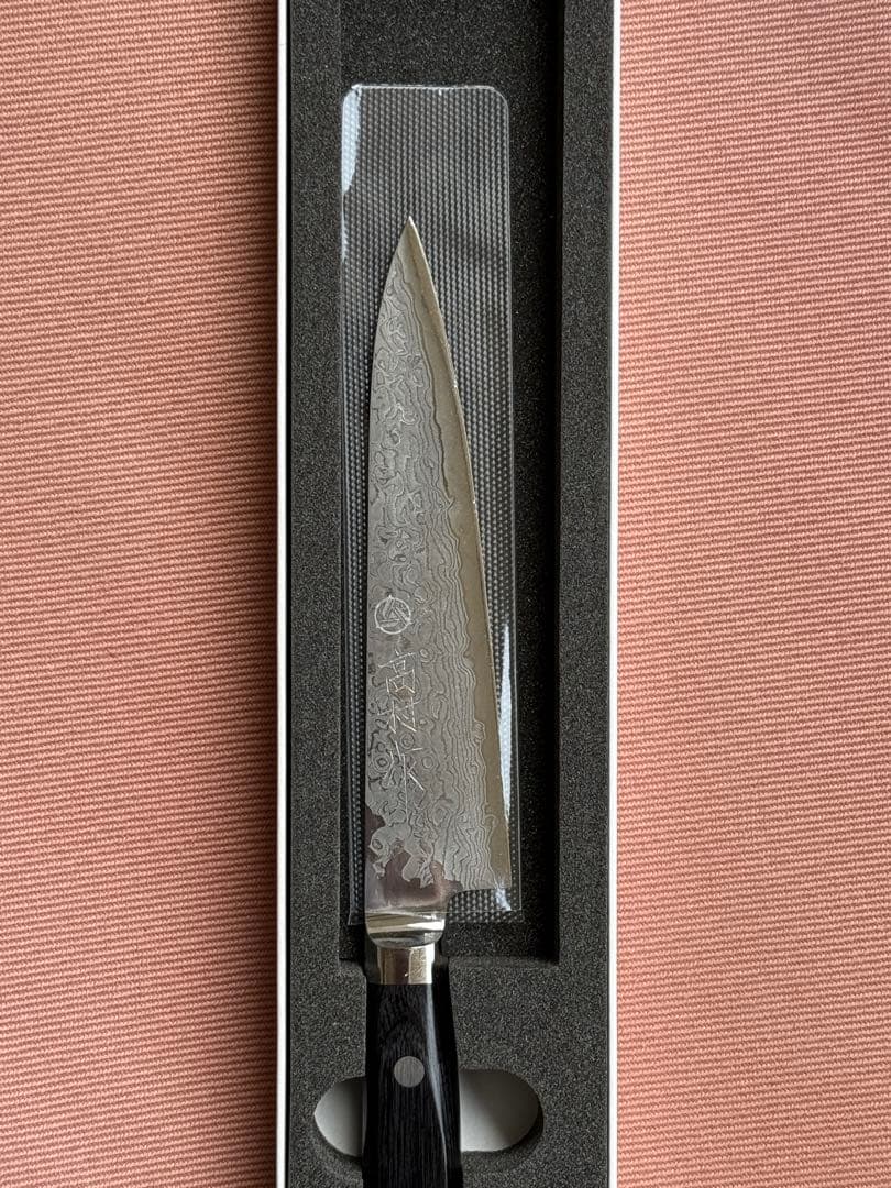 高村刃物製作所　打雲 ぺティナイフ 130mm 木鞘付き