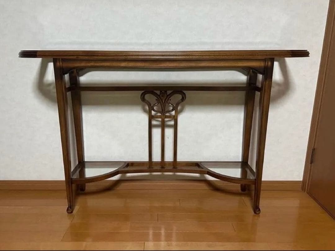 Medea メデア コンソールテーブル サイドテーブル 美品IDC大塚家具