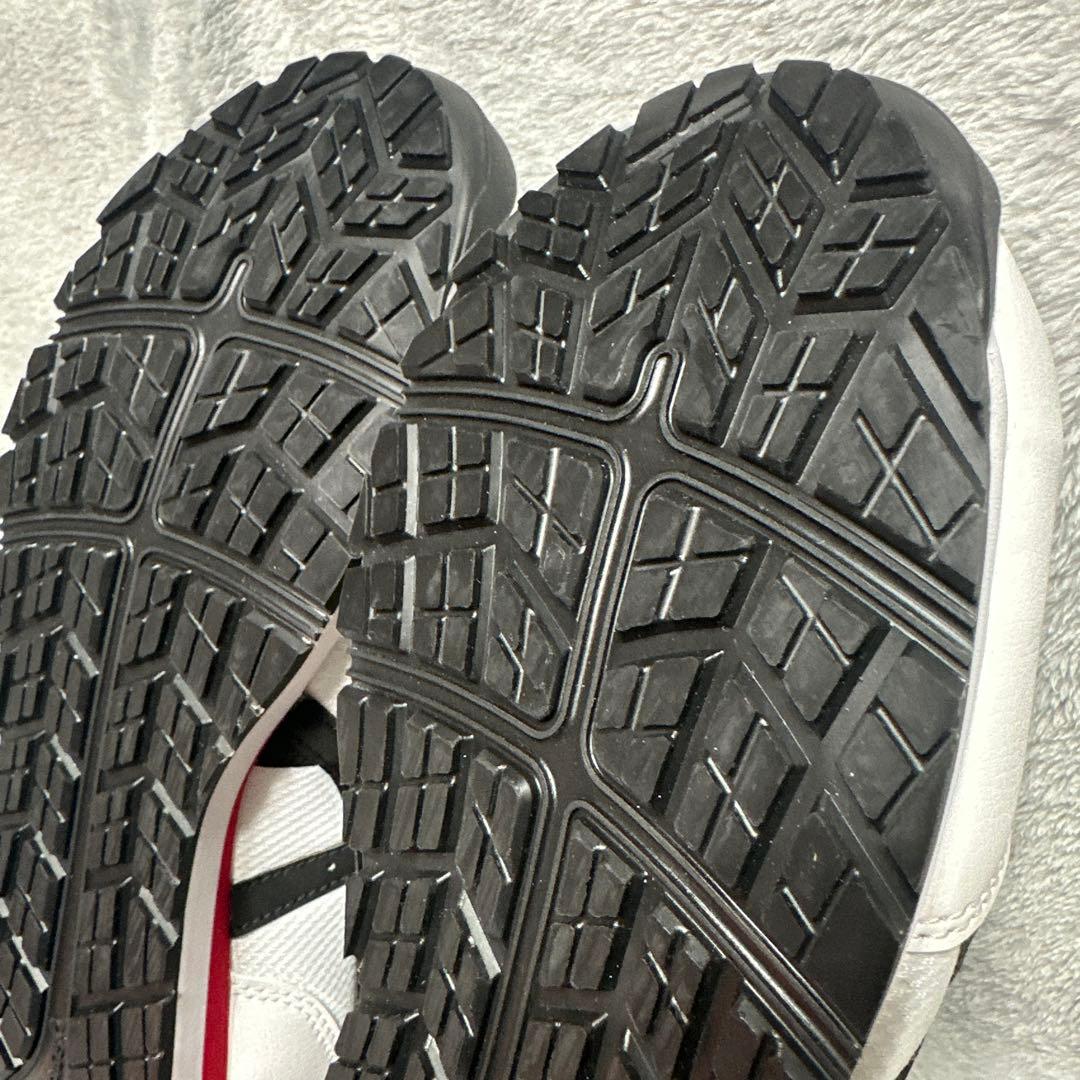 ASICS 安全靴ホワイト/ブラック/レッド