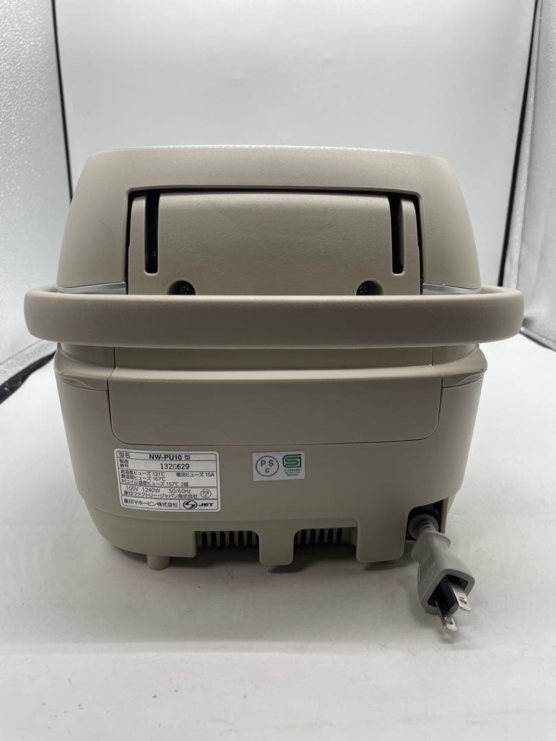 【動作確認済み】象印 圧力IH炊飯器 炎舞炊き NW-PU10 5.5合