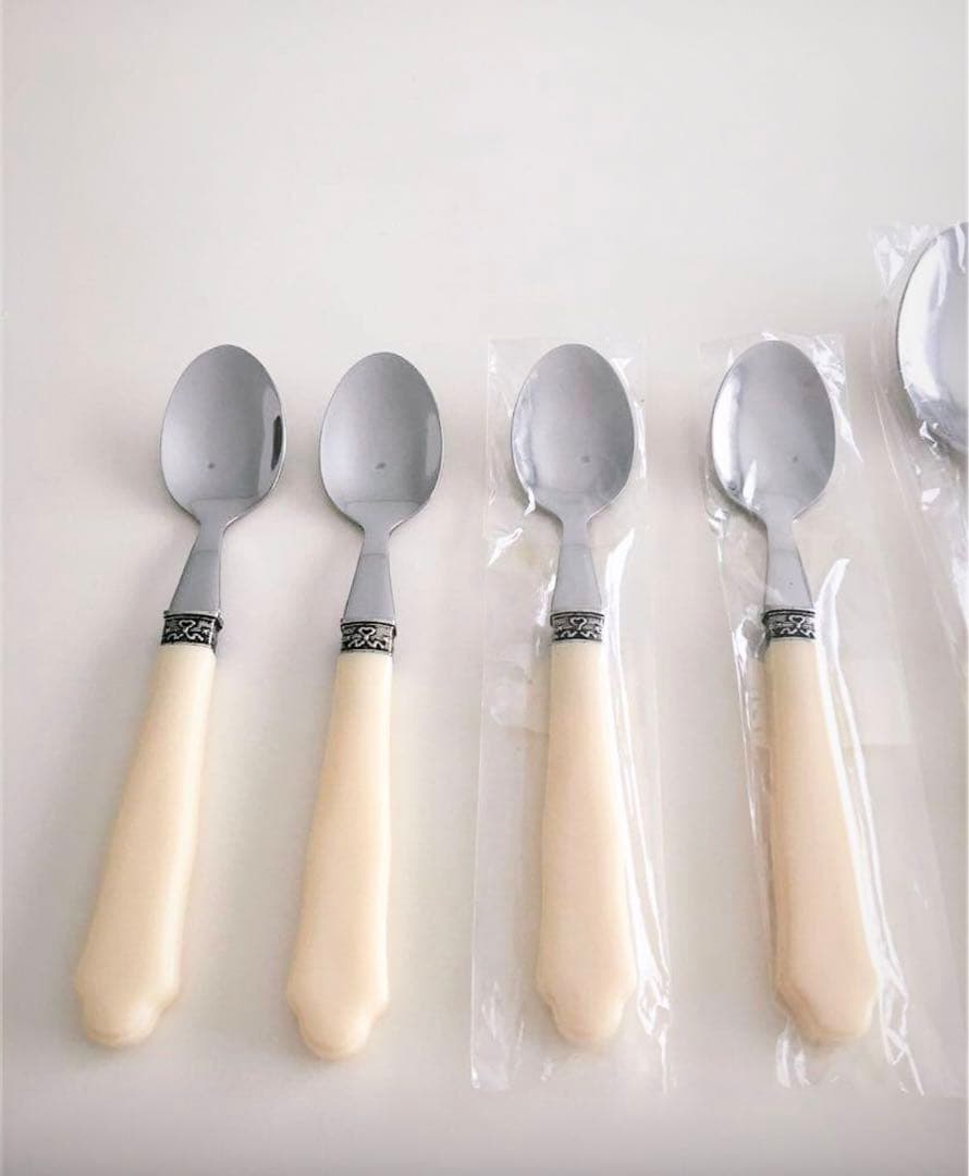 (新品) Cote Tableリボン カトラリー(10個セット)