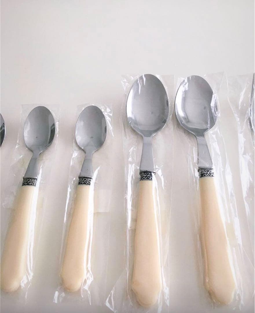 (新品) Cote Tableリボン カトラリー(10個セット)