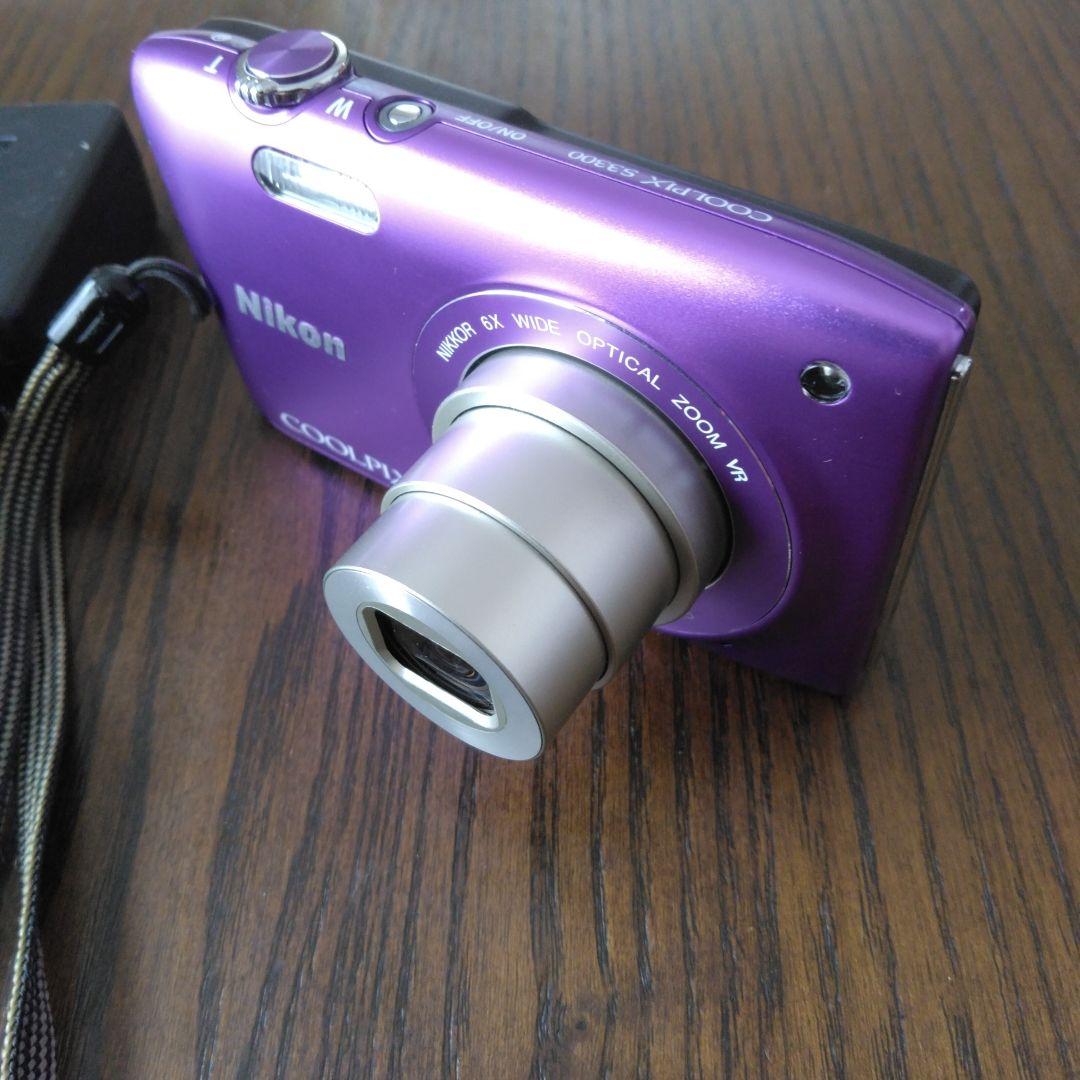 Nikon COOLPIX 紫色 デジタルカメラ　美品