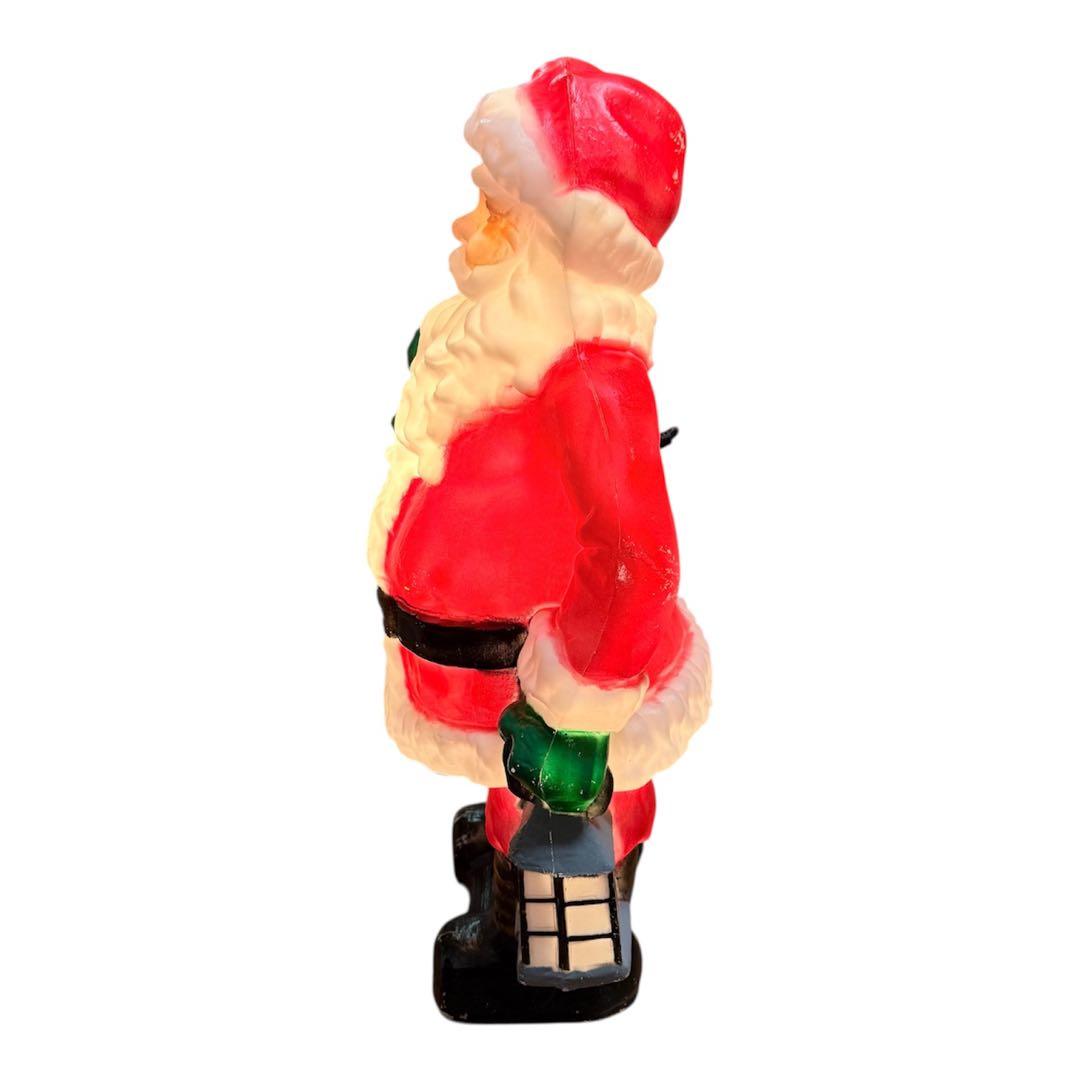 光るサンタクロース 電灯 75cm クリスマス電飾　ヴィンテージ置物