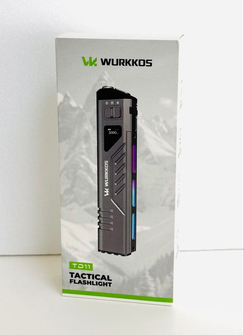 Wurkkos TD11 LED フラッシュライト タクティカル　3000lm