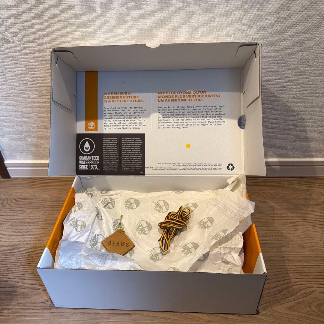 Timberland BEAMS コラボシューズ ベージュ